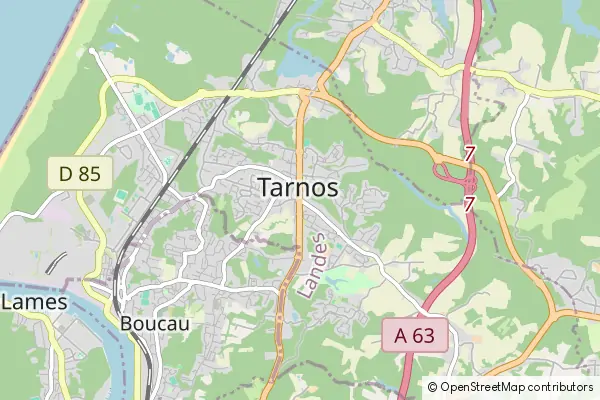 Karte Tarnos