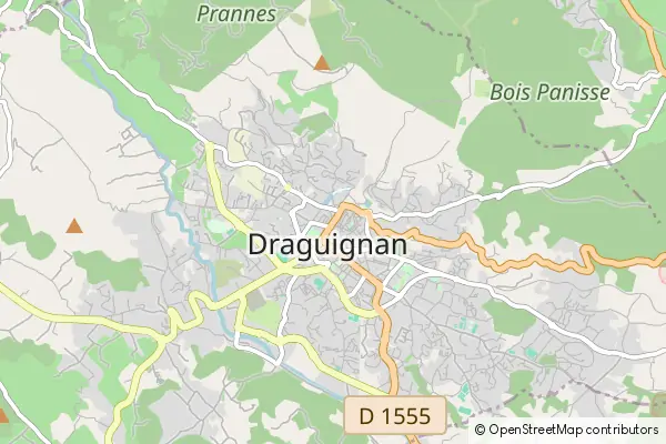 Karte Draguignan