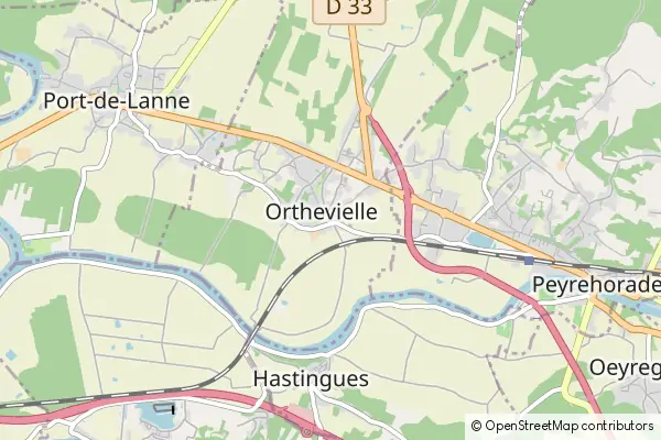 Karte Orthevielle