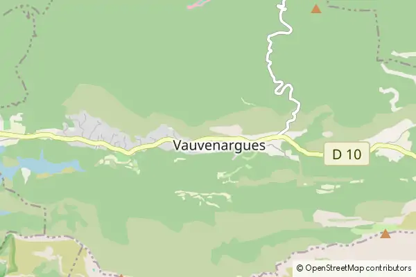 Karte Vauvenargues