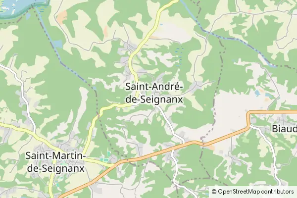 Karte Saint Andre de Seignanx