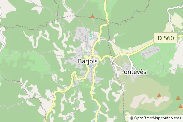 Karte Barjols