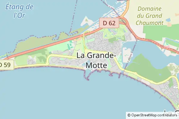 Karte La Grande-Motte