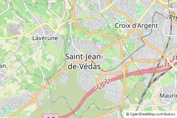 Karte Saint-Jean-de-Védas