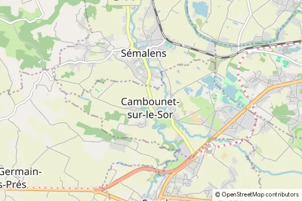 Karte Cambounet-sur-le-Sor