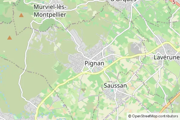 Karte Pignan