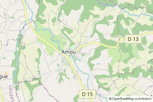 Karte Amou