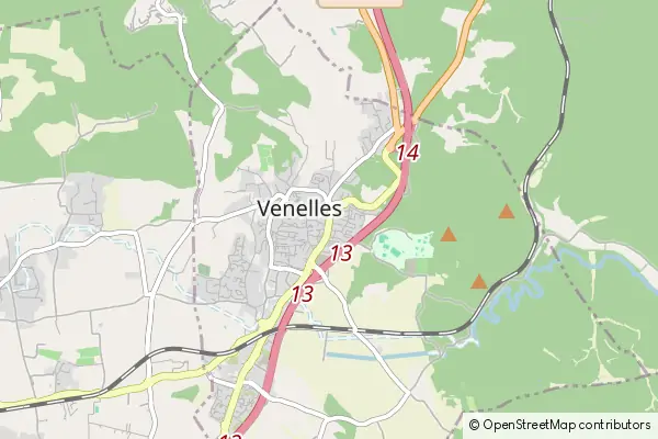 Karte Venelles