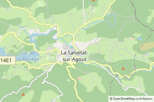 Karte La Salvetat-sur-Agout