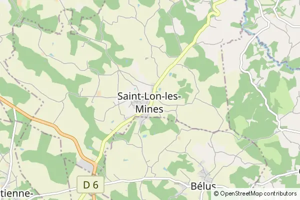 Karte Saint-Lon-les-Mines