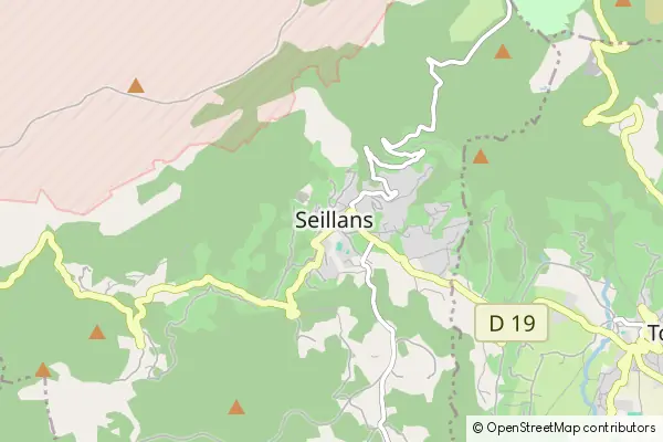 Karte Seillans