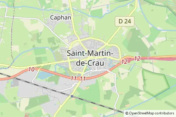 Karte Saint-Martin-de-Crau