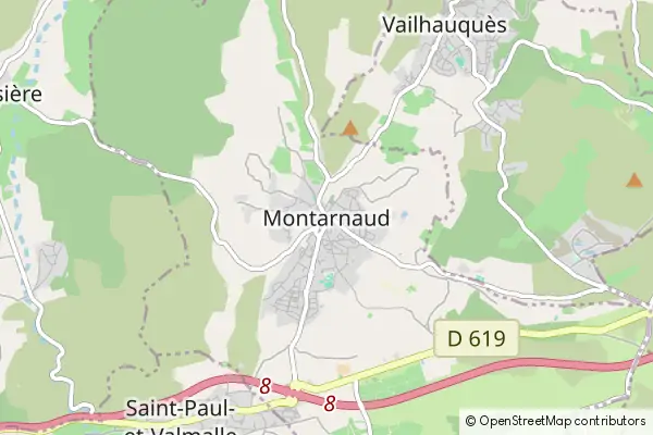 Karte Montarnaud