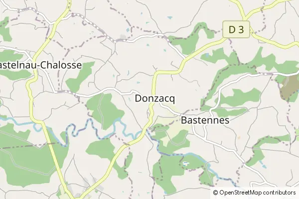 Karte Donzacq