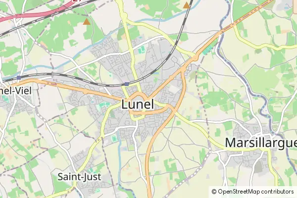 Karte Lunel