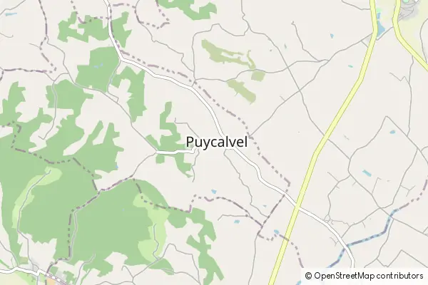 Karte Puycalvel