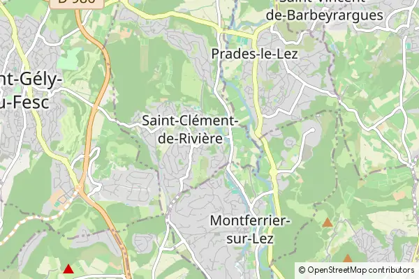 Karte Saint-Clément-de-Rivière