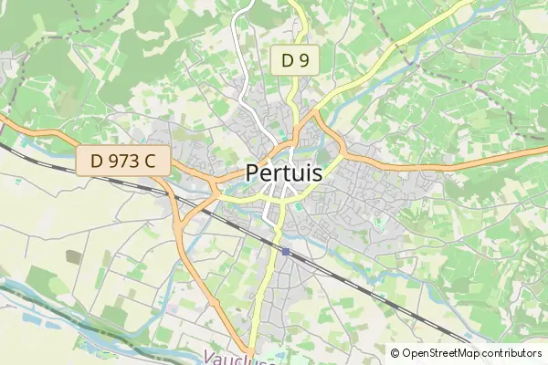 Karte Pertuis