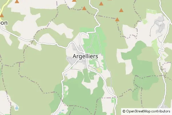 Karte Argelliers