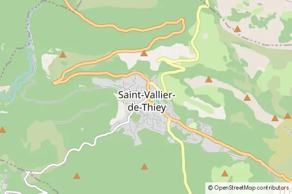 Karte Saint-Vallier-de-Thiey