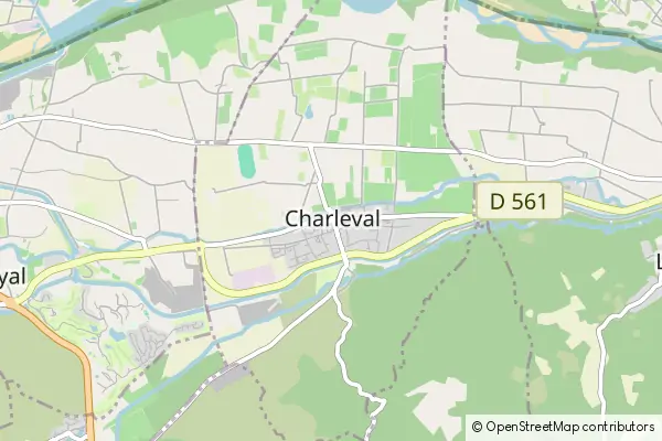 Karte Charleval