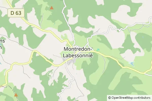 Karte Montredon-Labessonnié
