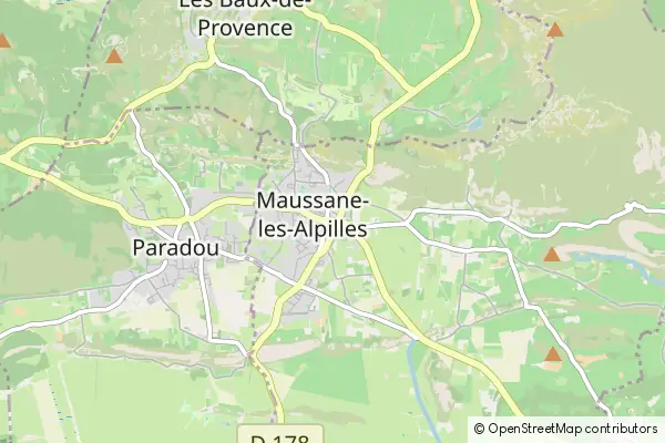 Karte Maussane-les-Alpilles