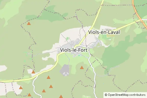 Karte Viols-le-Fort