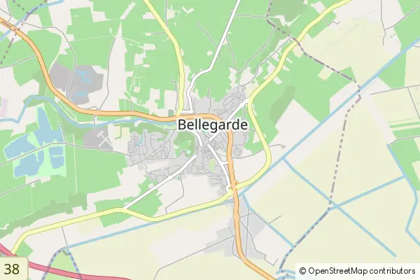 Karte Bellegarde