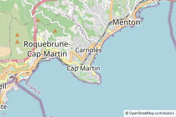 Karte Roquebrune-Cap-Martin