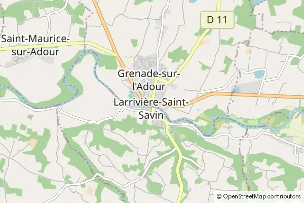 Karte Grenade-sur-l’Adour