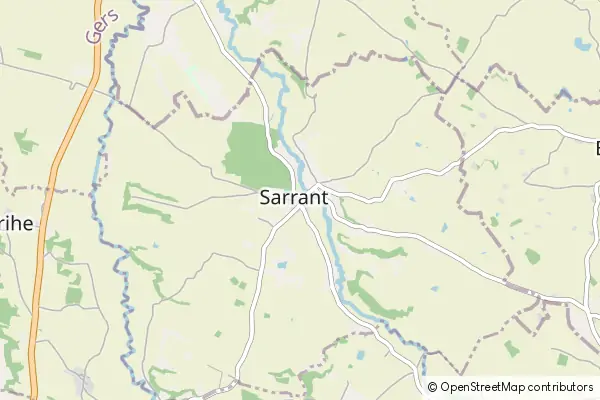 Karte Sarrant