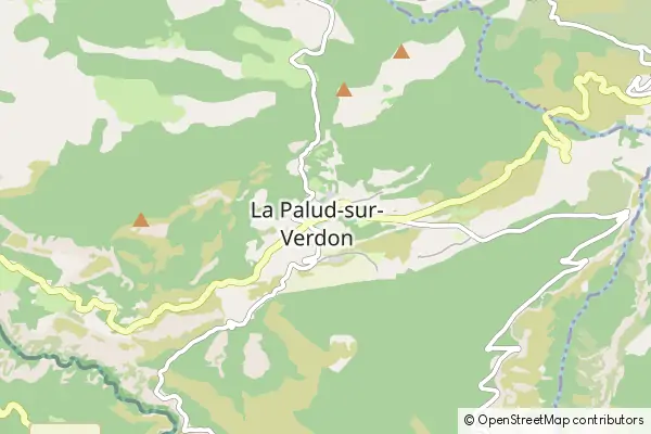 Karte La Palud sur Verdon