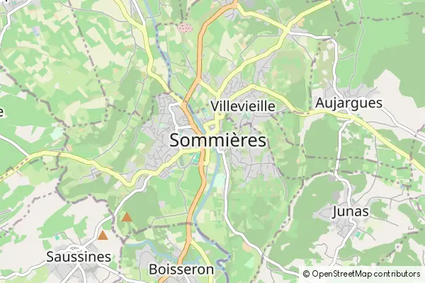 Karte Sommières