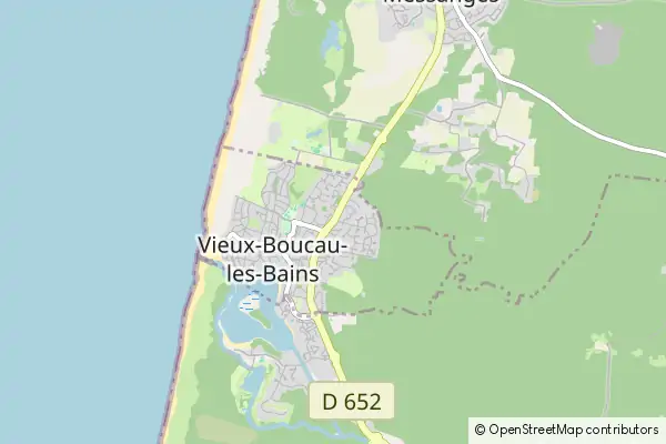 Karte Vieux-Boucau-les-Bains