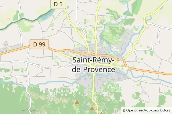 Karte Saint-Rémy-de-Provence