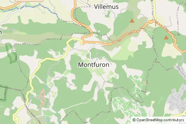 Karte Montfuron