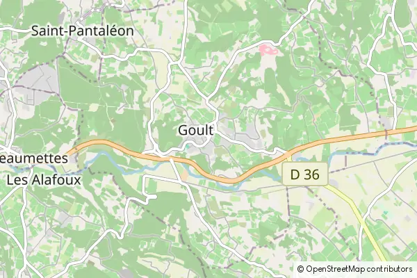 Karte Goult