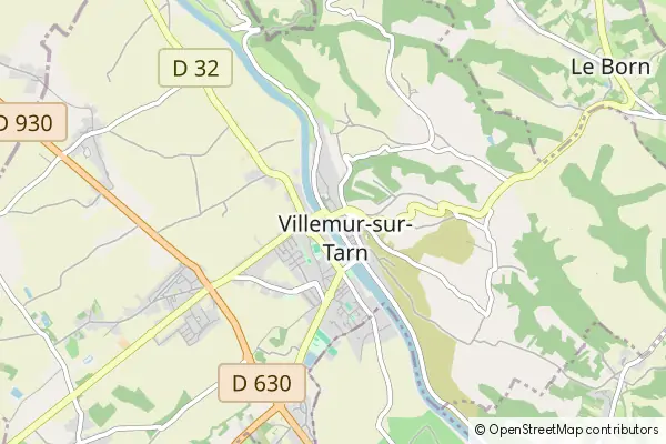 Karte Villemur-sur-Tarn