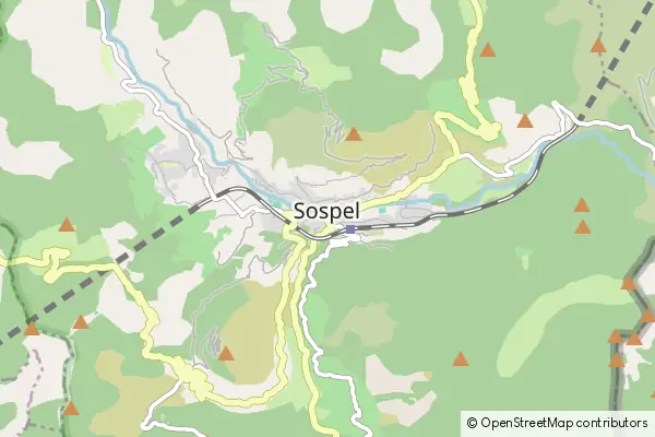 Karte Sospel