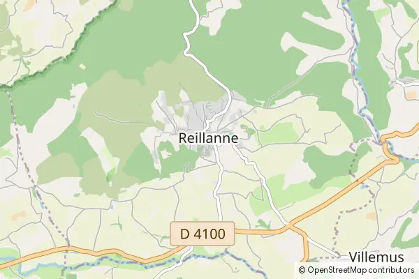 Karte Reillanne