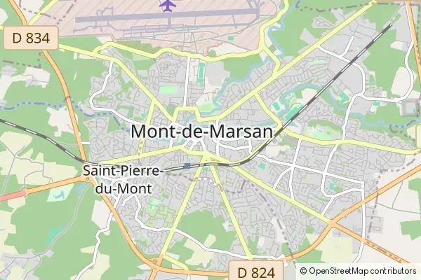 Karte Mont-de-Marsan