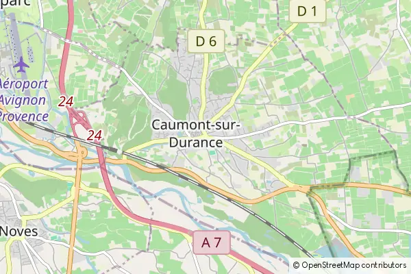 Karte Caumont-sur-Durance