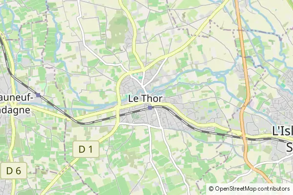 Karte Le Thor