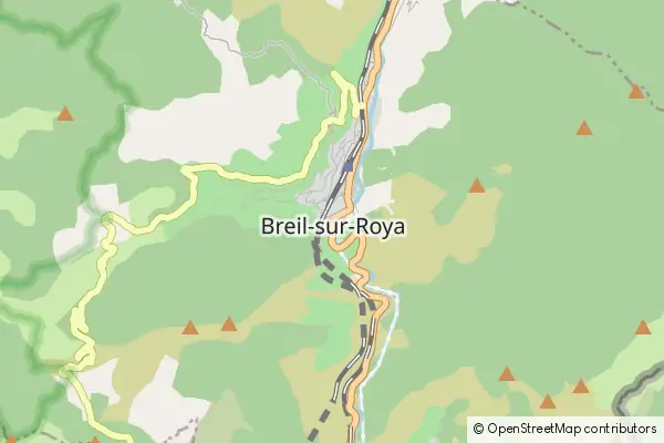 Karte Breil-sur-Roya