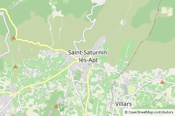 Karte Saint-Saturnin-lès-Apt