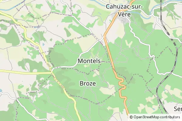 Karte Montels