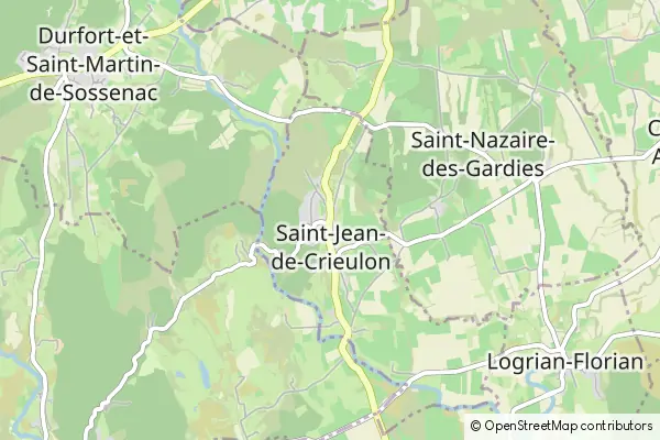 Karte St Jean de Crieulon