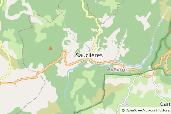 Karte Sauclières