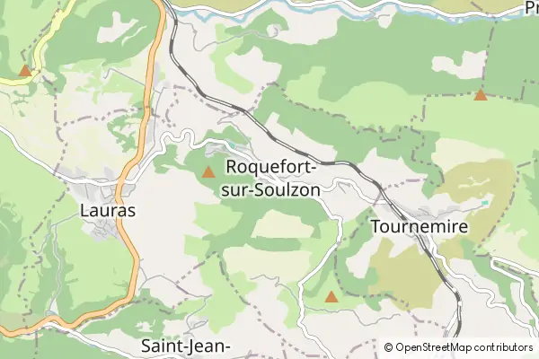 Karte Roquefort Sur Soulzon